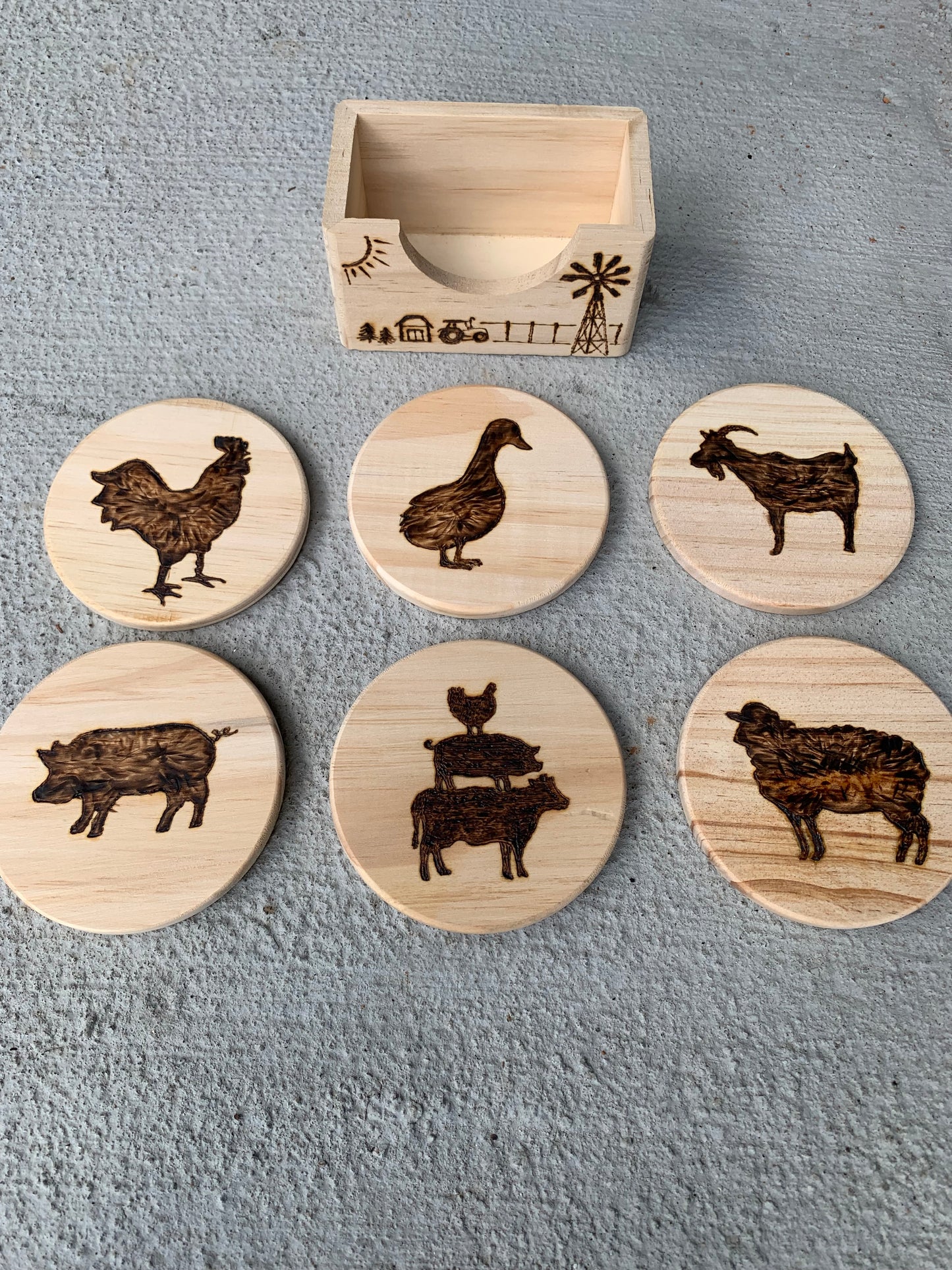 Farm Life Coasters