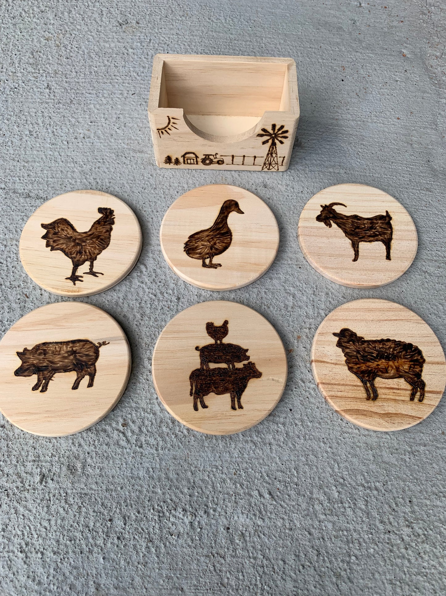 Farm Life Coasters