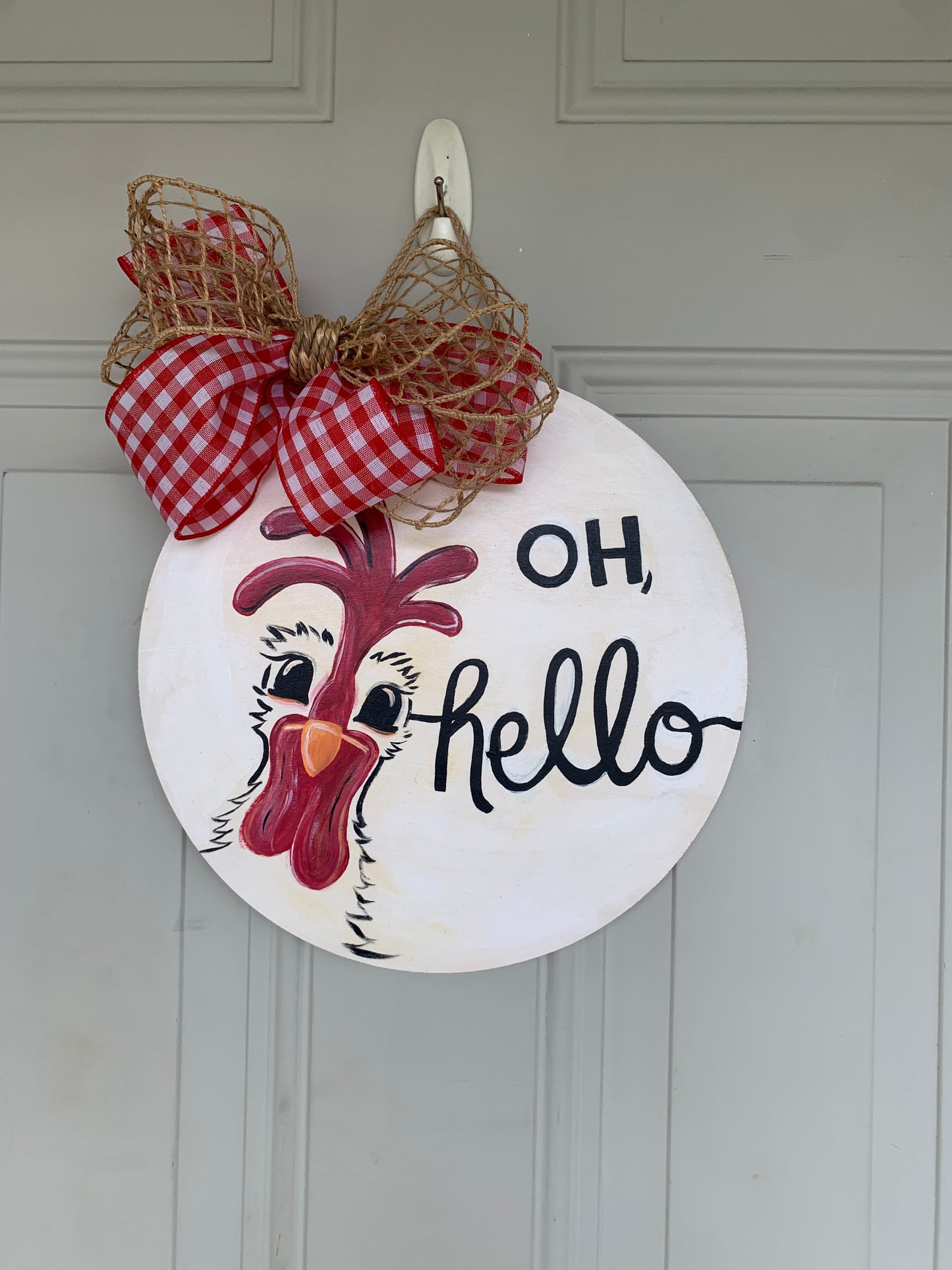 Oh hello door hanger