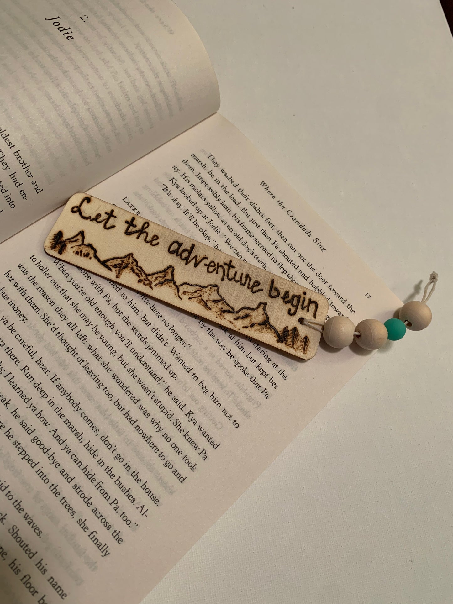 Let the adventure begin bookmark