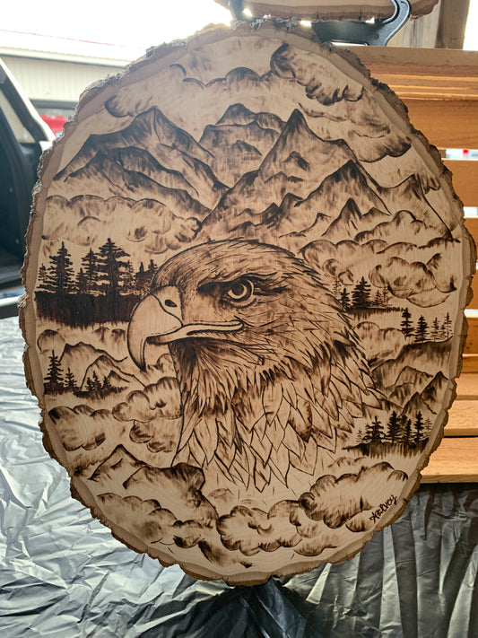 Eagle Pyrography