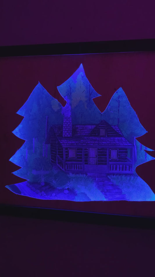 Cabin in the Woods 3D Art